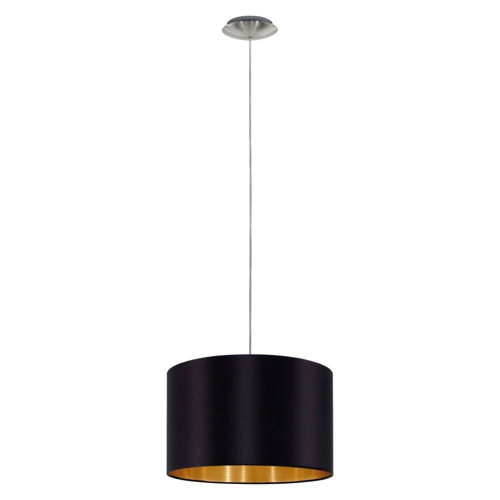 Preisbild für Eglo Pendelleuchte Maserlo Stahl Satin-Nickel | Geeignet für E27