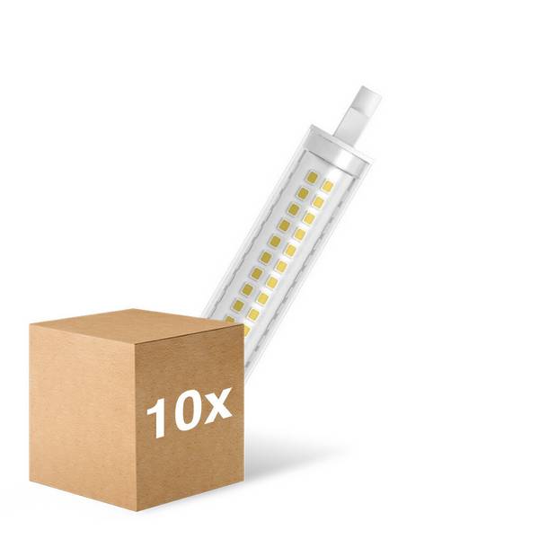 Mehrfachpackung 10x Osram Slim Line LED R7s 118mm 12W 1521lm - 827 Extra Warmweiß | Ersatz Für 10