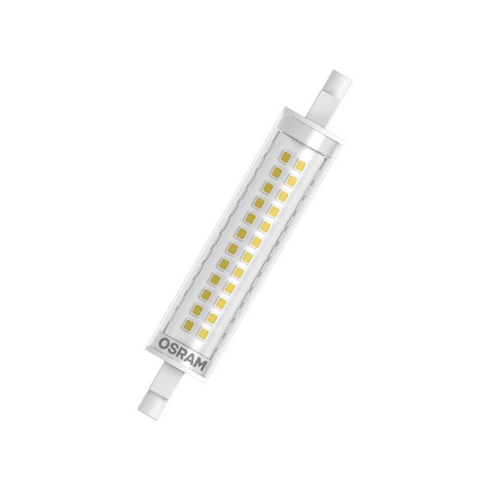 Preisbild für Mehrfachpackung 10x Osram Slim Line LED R7s 118mm 12W 1521lm - 827 Extra Warmweiß | Ersatz Für 10