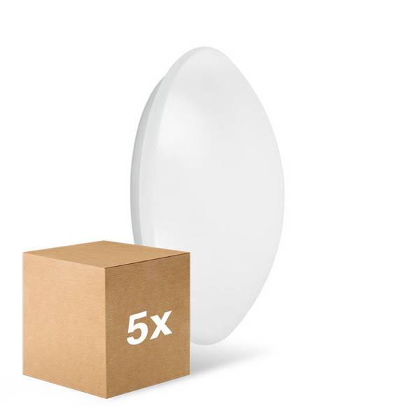 Mehrfachpackung 5x Ledvance Surface Rund 350 18W 830 1440lm Weiß IP44 | Warmweiß