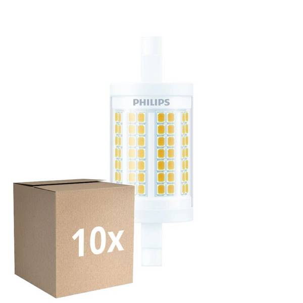 Mehrfachpackung 10x Philips LED Linear R7s CorePro 78mm 11.5W 1521lm - 830 Warmweiß |Ersatz Für 1