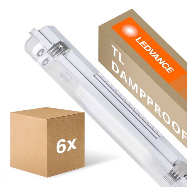 Mehrfachpackung 6x Ledvance LED Feuchtraumleuchte Feuchtigkeitsdicht Gehäuse Performance | Geeign