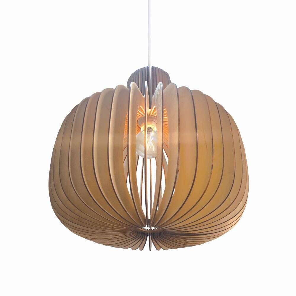 Preisbild für Nordlux Hazo 43 Pendelleuchte Holz Braun | Geeignet für 1x E27