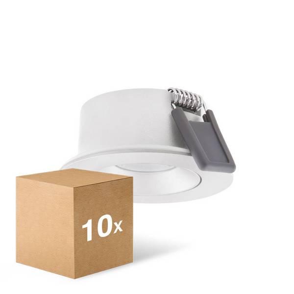 Mehrfachpackung 10x Ledvance LED SPOT AIR ADJUST Aluminium 4W 320lm 36D - 930 Warmweiß | Ausschni