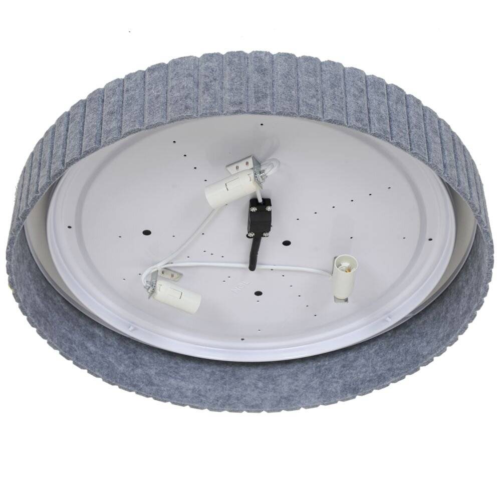 Preisbild für Nordlux Corato 50 Deckenleuchte Grau | 520mm - Geeignet für 3x E14