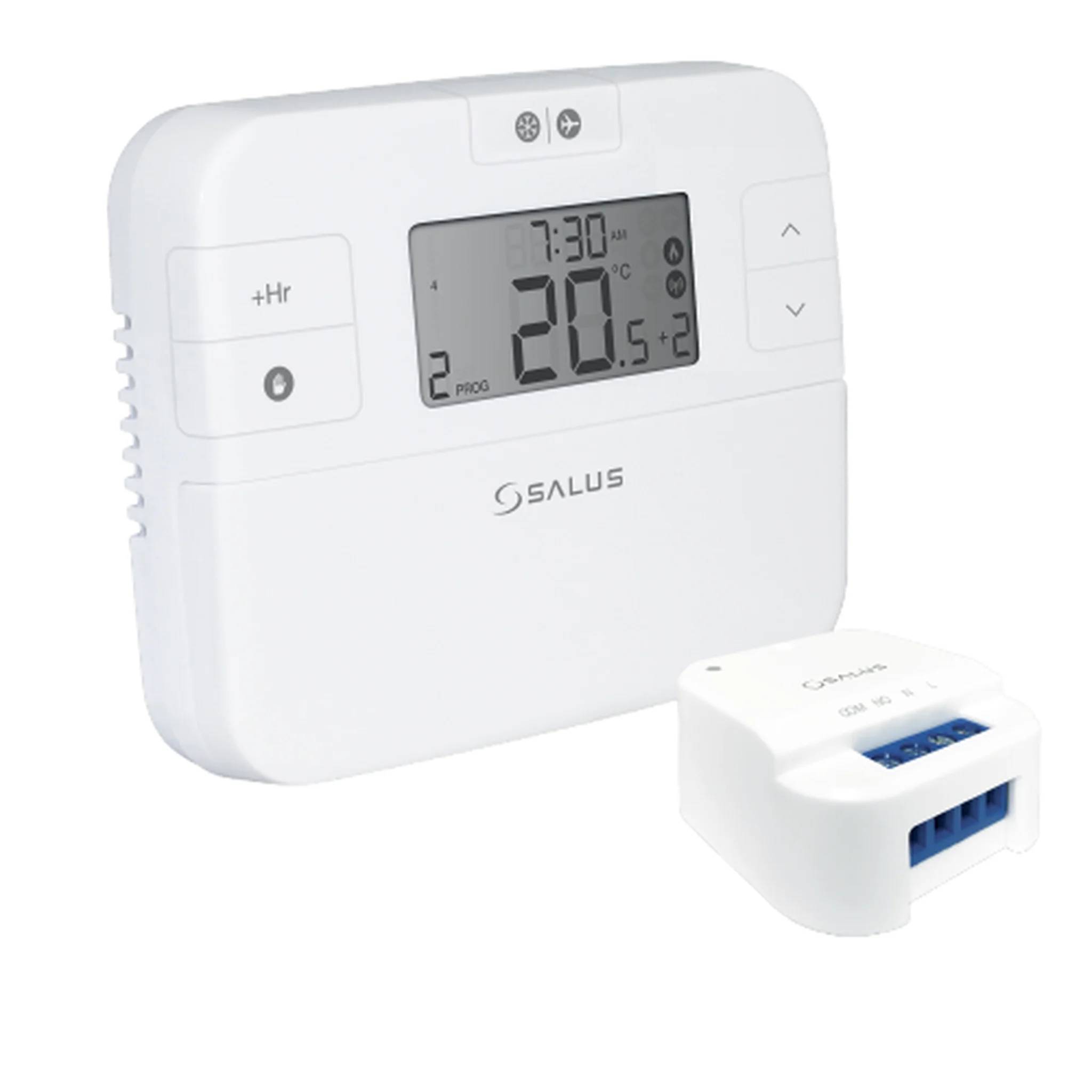 Salus Digitales Funk-Raumthermostat, programmierbar, Funk-Empfänger UP-Relais, 16A, 1 Stk.
