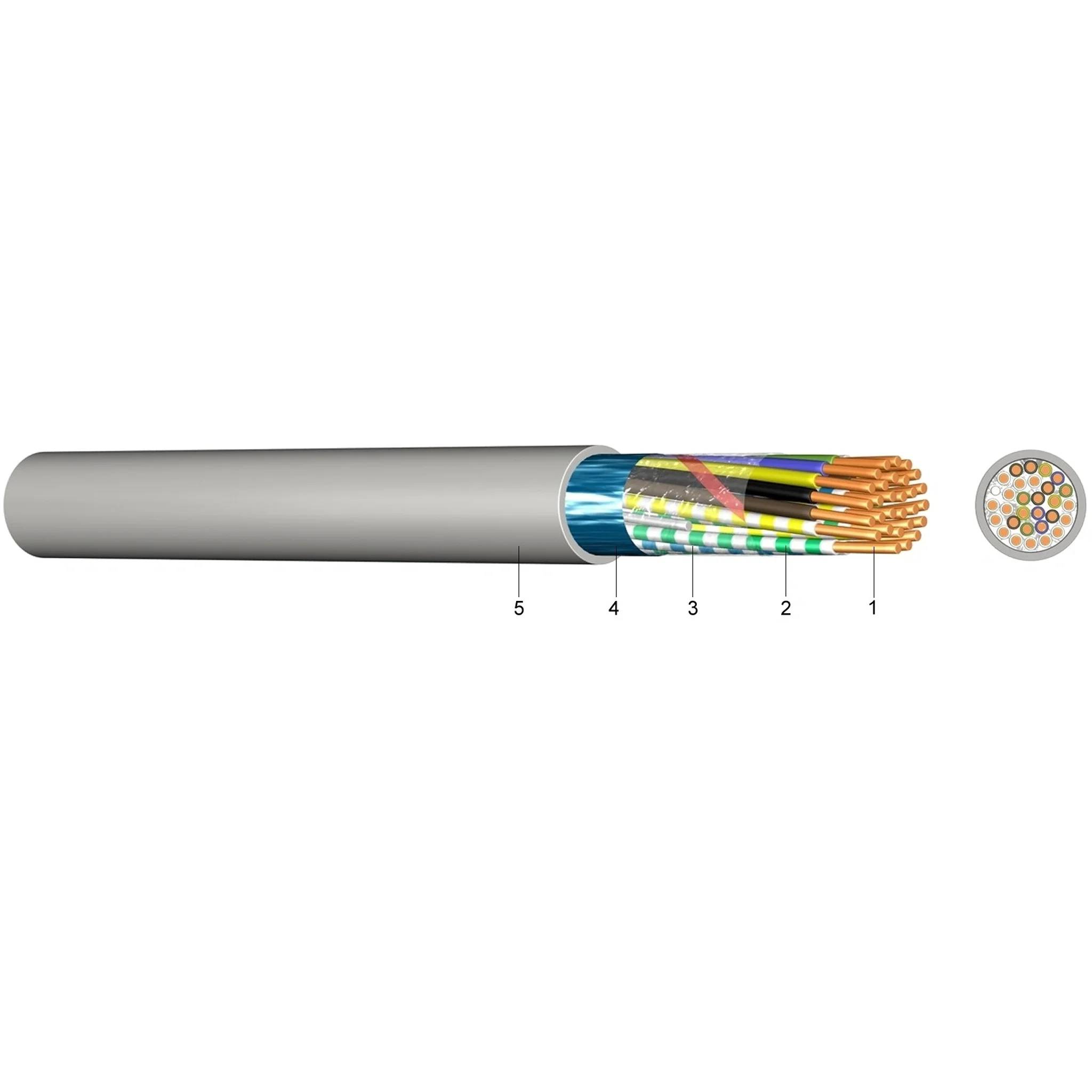 Meinhart Fernmeldekabel, 6x0,6mm, grau, Bund mit 250m-0