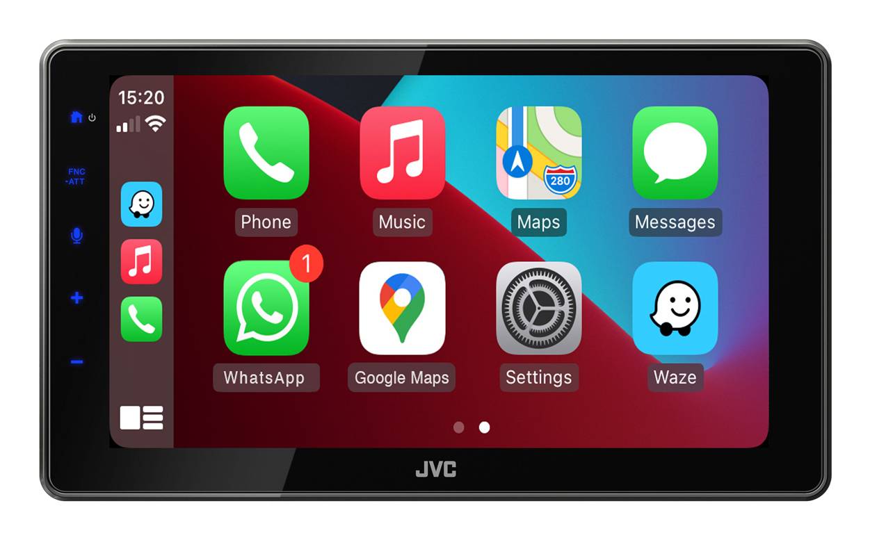 JVC - KW-Z900DBW DAB BT 9'' 1DIN WiFi Carplay AndroidAuto-0