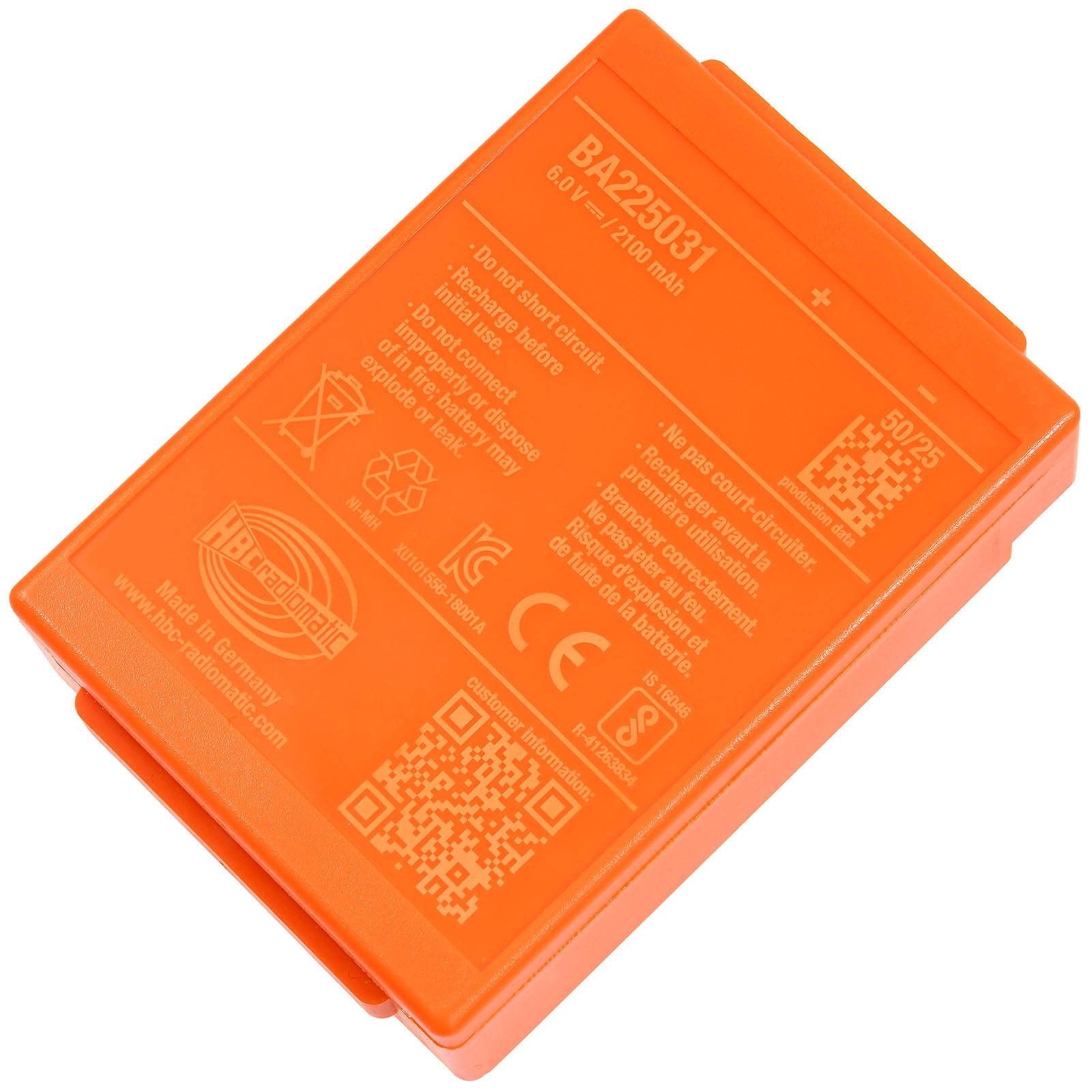 Original HBC Akku für Spectrum 1 Linus 6 Typ BA225031ersetzt HBC BA225030, 6V, NiMH-0