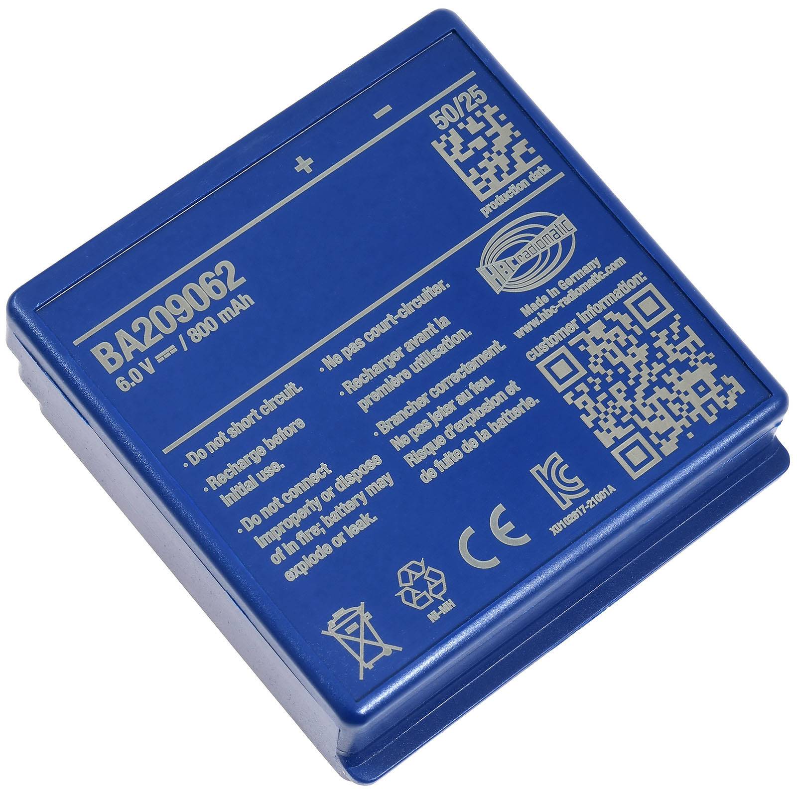 Original HBC Akku für Micron 4 Micron 5 Typ BA209062, BA209061, 6V, NiMH-0