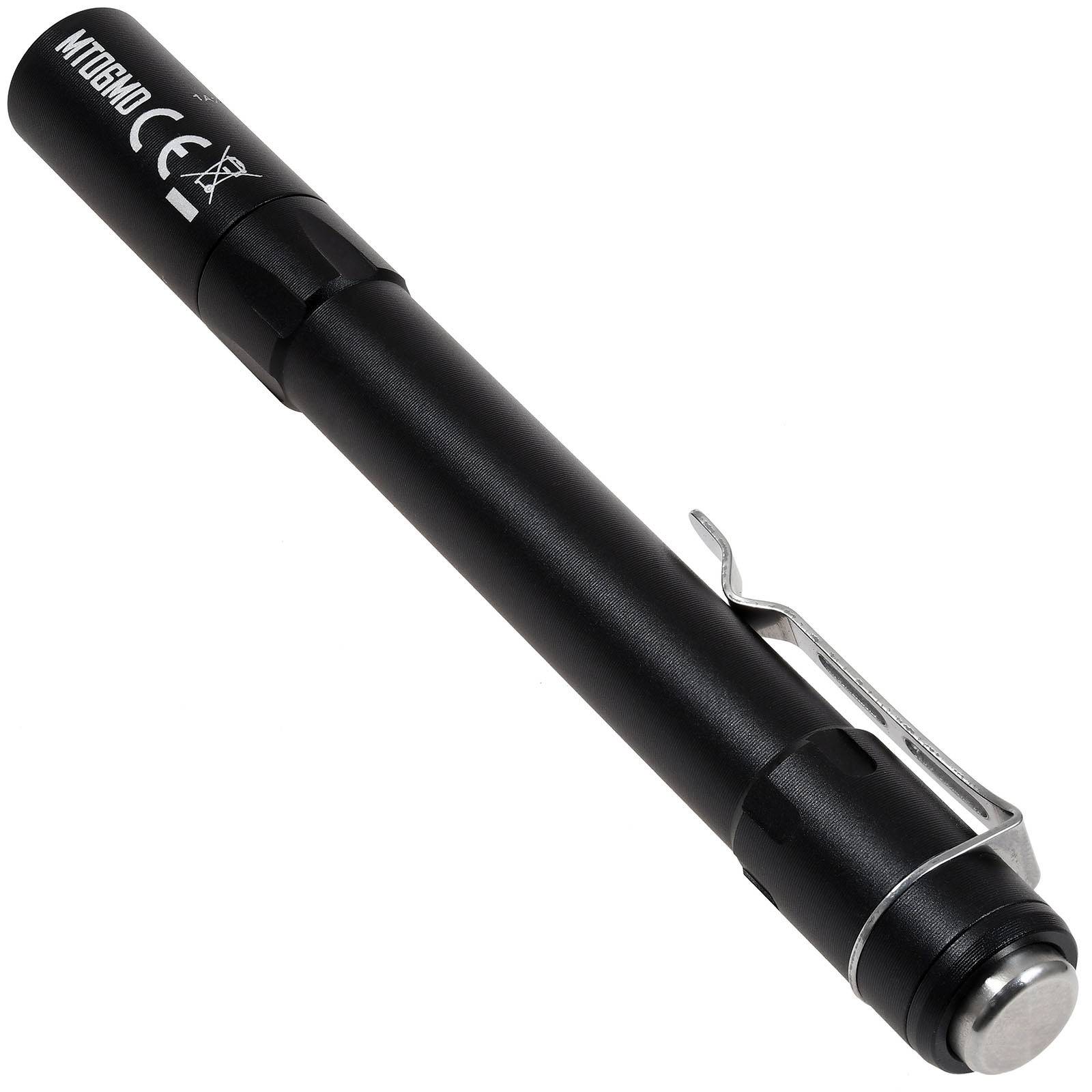 Nitecore Taschenlampe MT06MD im Kugelschreiberformat max. 180 Lumen Schwarz, Alkaline-1