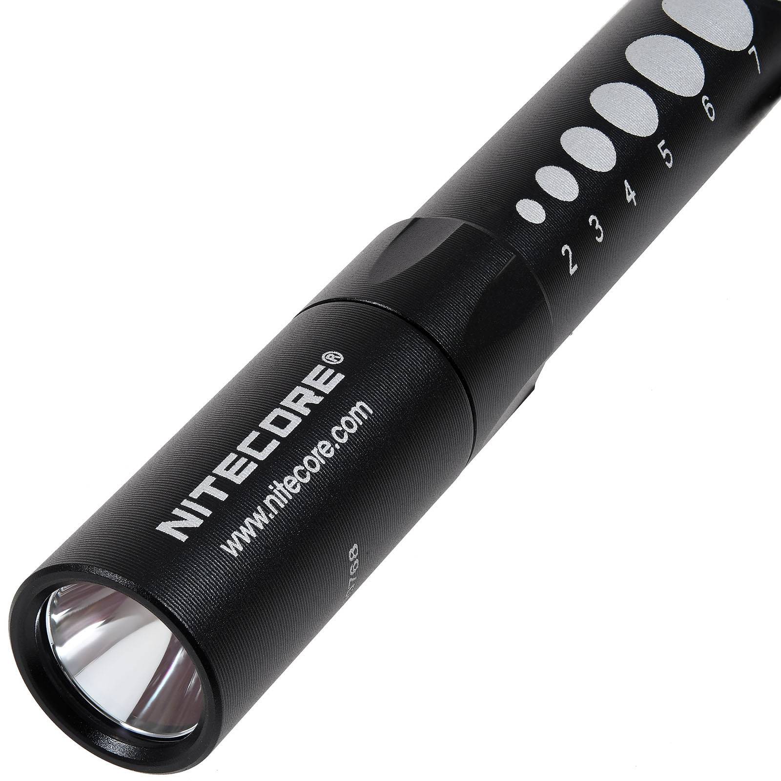 Nitecore Taschenlampe MT06MD im Kugelschreiberformat max. 180 Lumen Schwarz, Alkaline-2