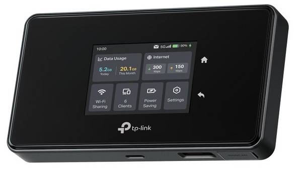 TP-Link M8550 Mobiler 5G WiFi 6E Tri-Band WLAN-Router