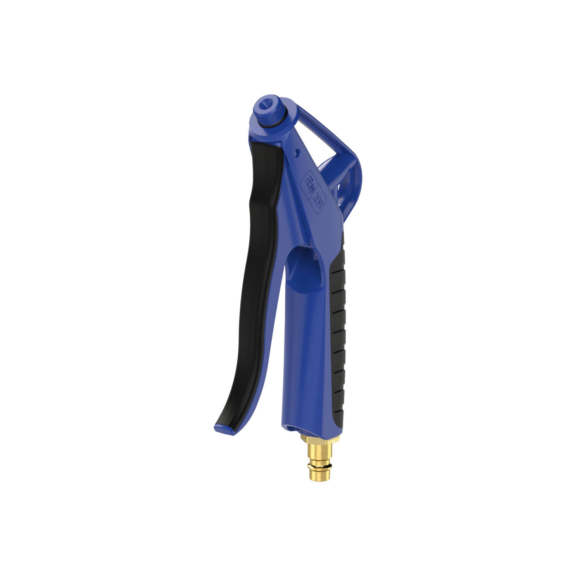 RIEGLER Dosierbare Basis-Blaspistole ohne Düse, POM, Anschlussgewinde M14x1 AG, Temp.bereich -20°C bis 60°C, PN max. 16