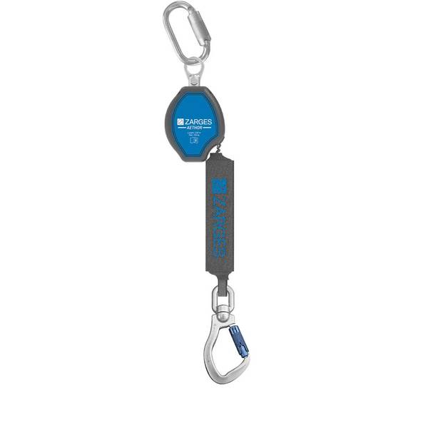 Zarges Fall Protection Höhensicherunsgerät Aethor Länge 1,8m Gurtband Tri-Lock