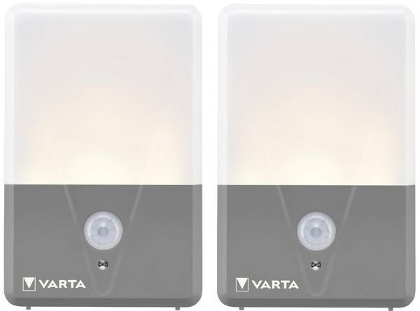 Varta LED Taschenlampe Motion Sensor, Outdoor Light 40lm, Twin Pack, exkl. 3x Batterie Alkaline AAA, Retail Blister
