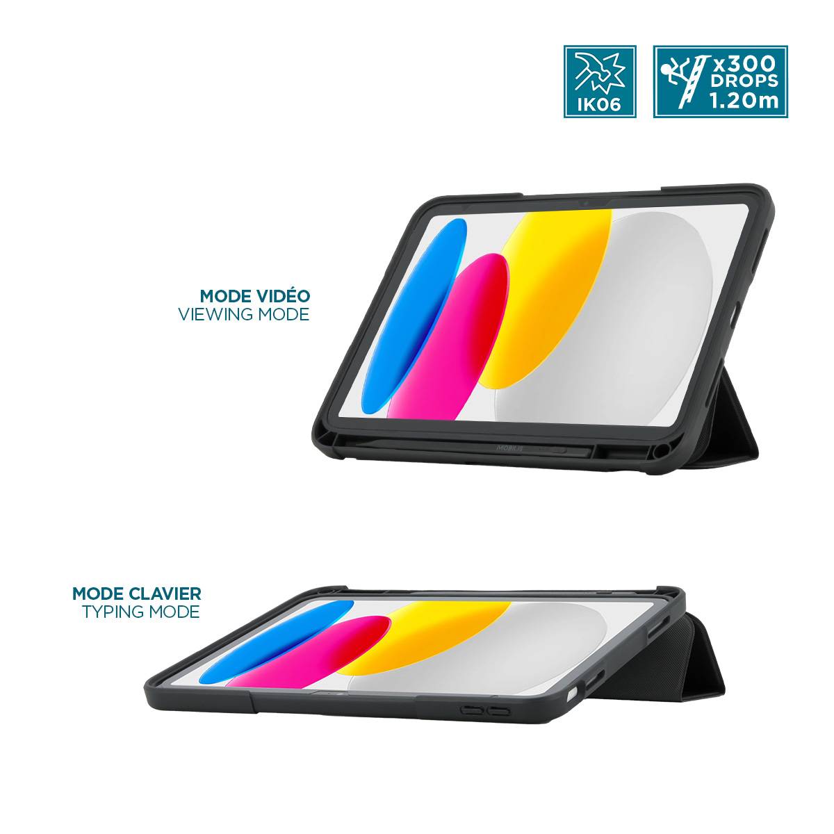 Mobilis Ultra Rugged Case iPad 11" 2025 10.9" Black