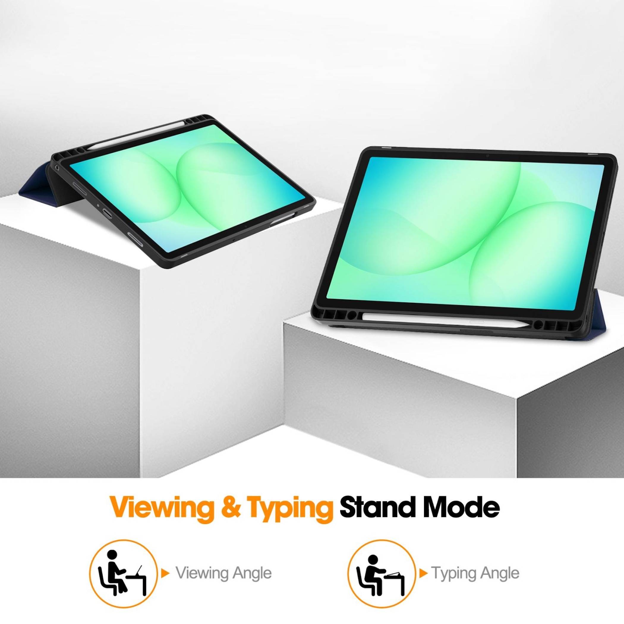 Tablet Hülle für Samsung Galaxy Tab A11+ A9+ Plus Smart Schutz Cover-3