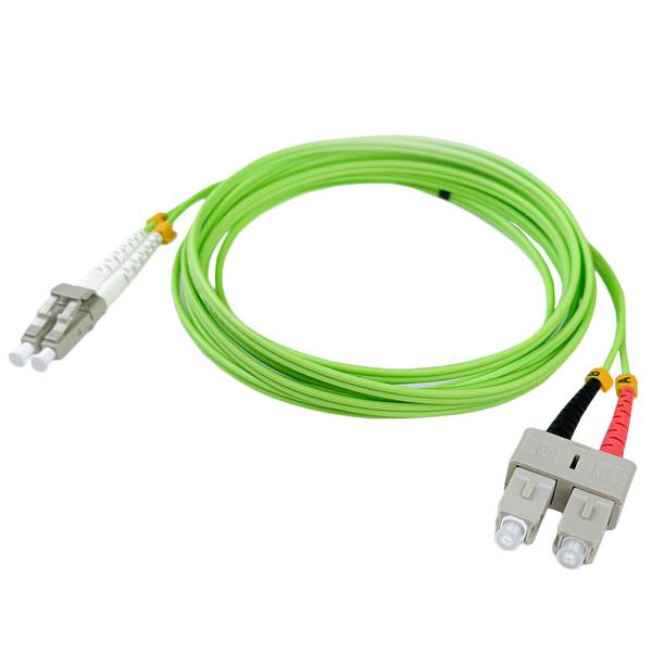 hb-digital Glasfaser Patchkabel LC-SC OM5 Duplex 50/125 Multimode LSZH 10m