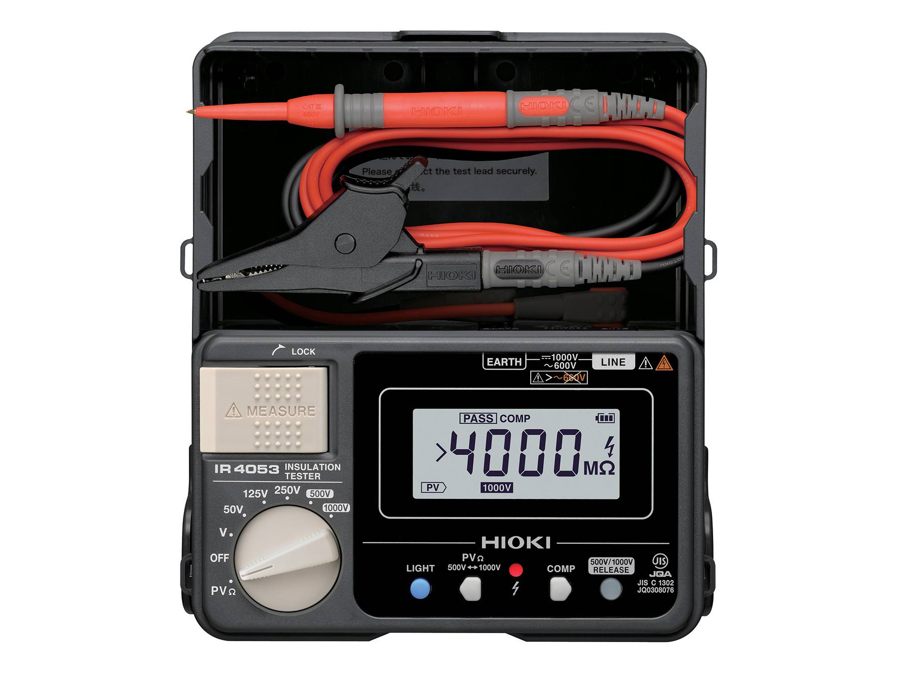 IR4053 - Digitaler Isolationstester mit PVΩ-Funktion, 50 V bis 1000 V-1