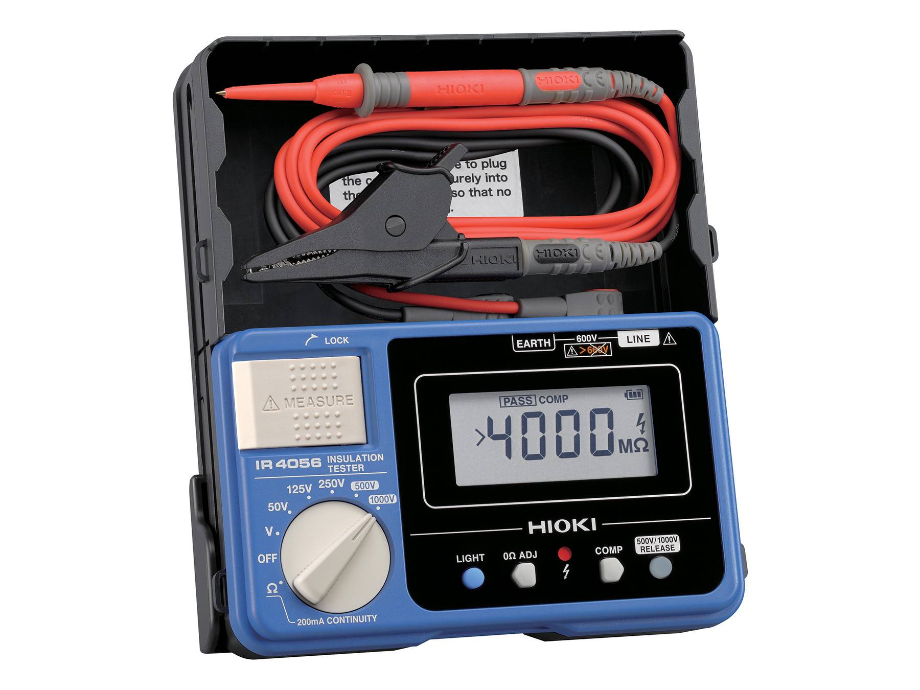 IR4056 - Digitaler Isolationstester, 50 V bis 1000 V, bis 4000 MΩ-0