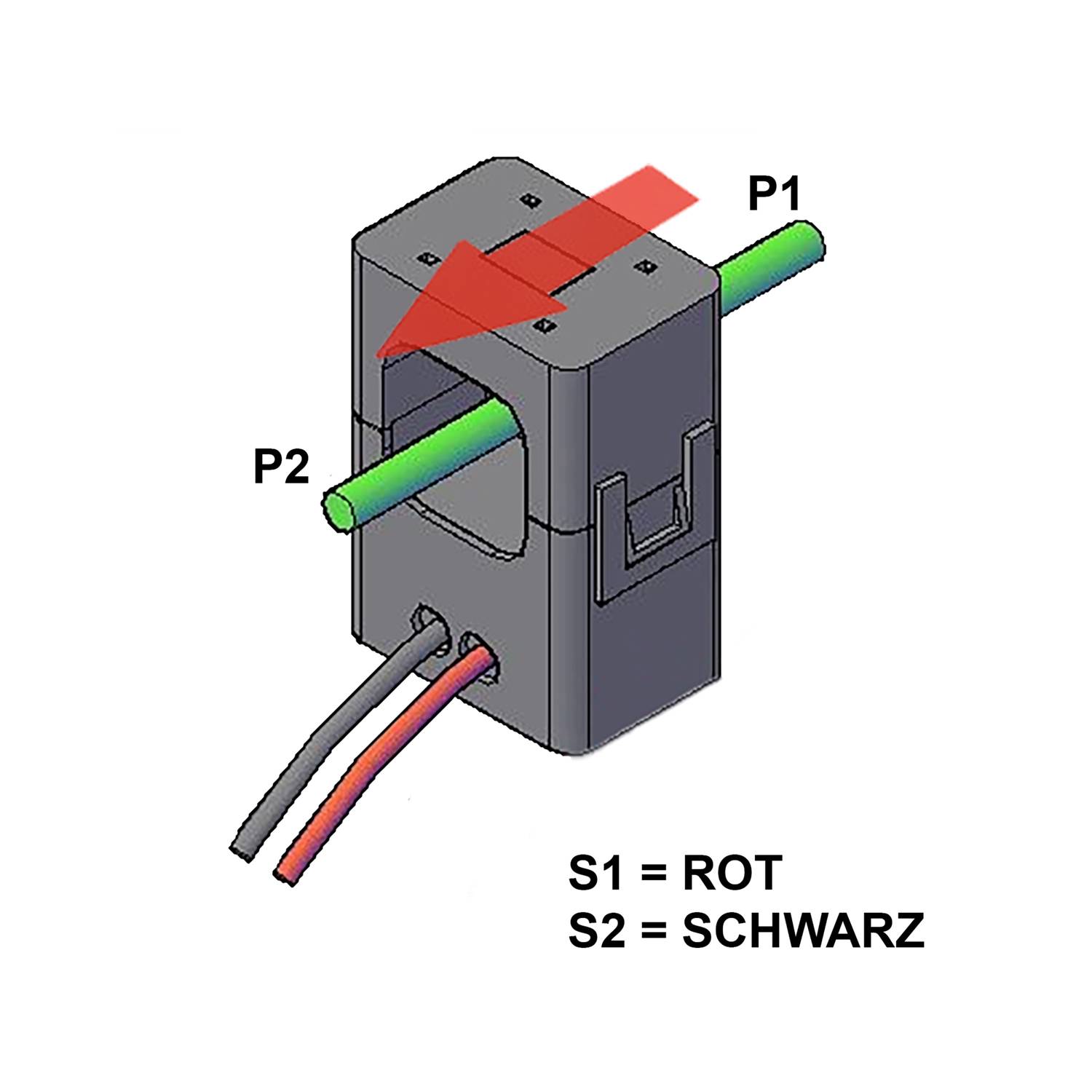 B+G E-Tech Kabelumbauwandler SCT-T16 100/5A Hutschiene kontaktlos-4