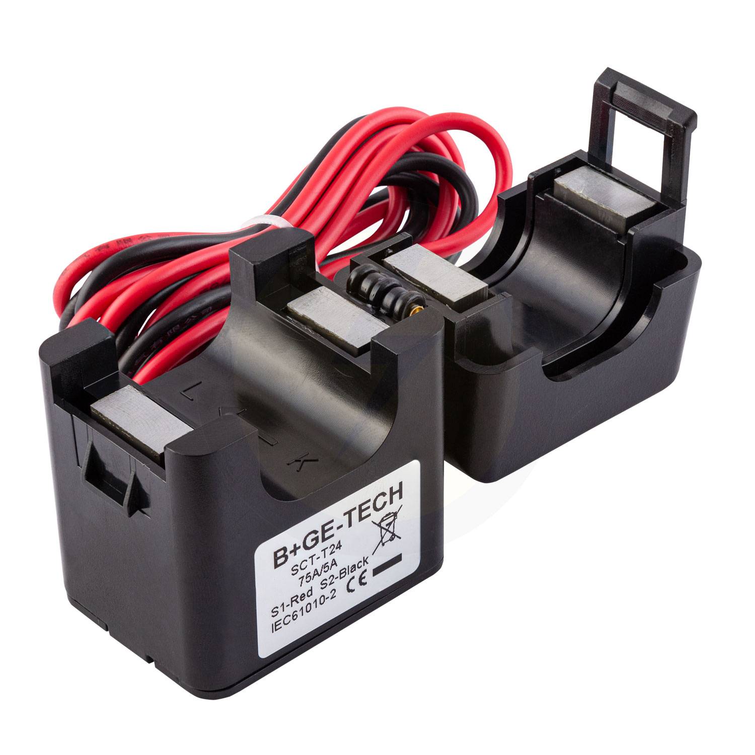 B+G E-Tech Kabelumbauwandler SCT-T24 200/5A Hutschiene kontaktlos-3