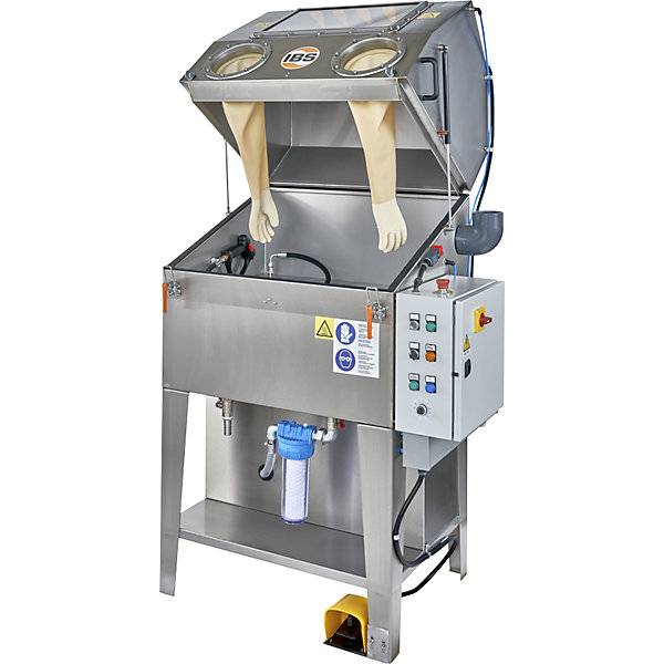Teilereinigungsgerät Typ WD-100 Tragfähigkeit 50 kg Arbeitsflächen-BxT 790 x 590 mm. IBS Scherer GmbH 86421849-1