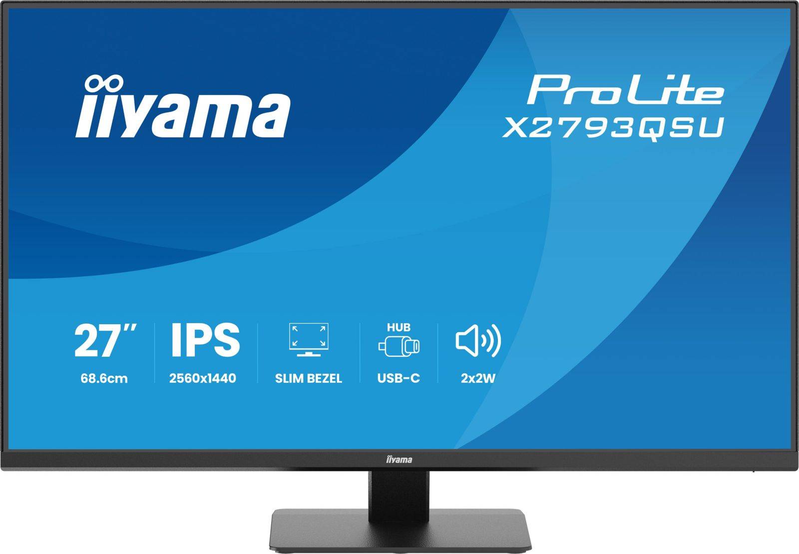 Iiyama ProLite X2793QSU-B1 - LED-Monitor - 68.6 cm (27")2560 x 1440 QHD @ 75 Hz-2
