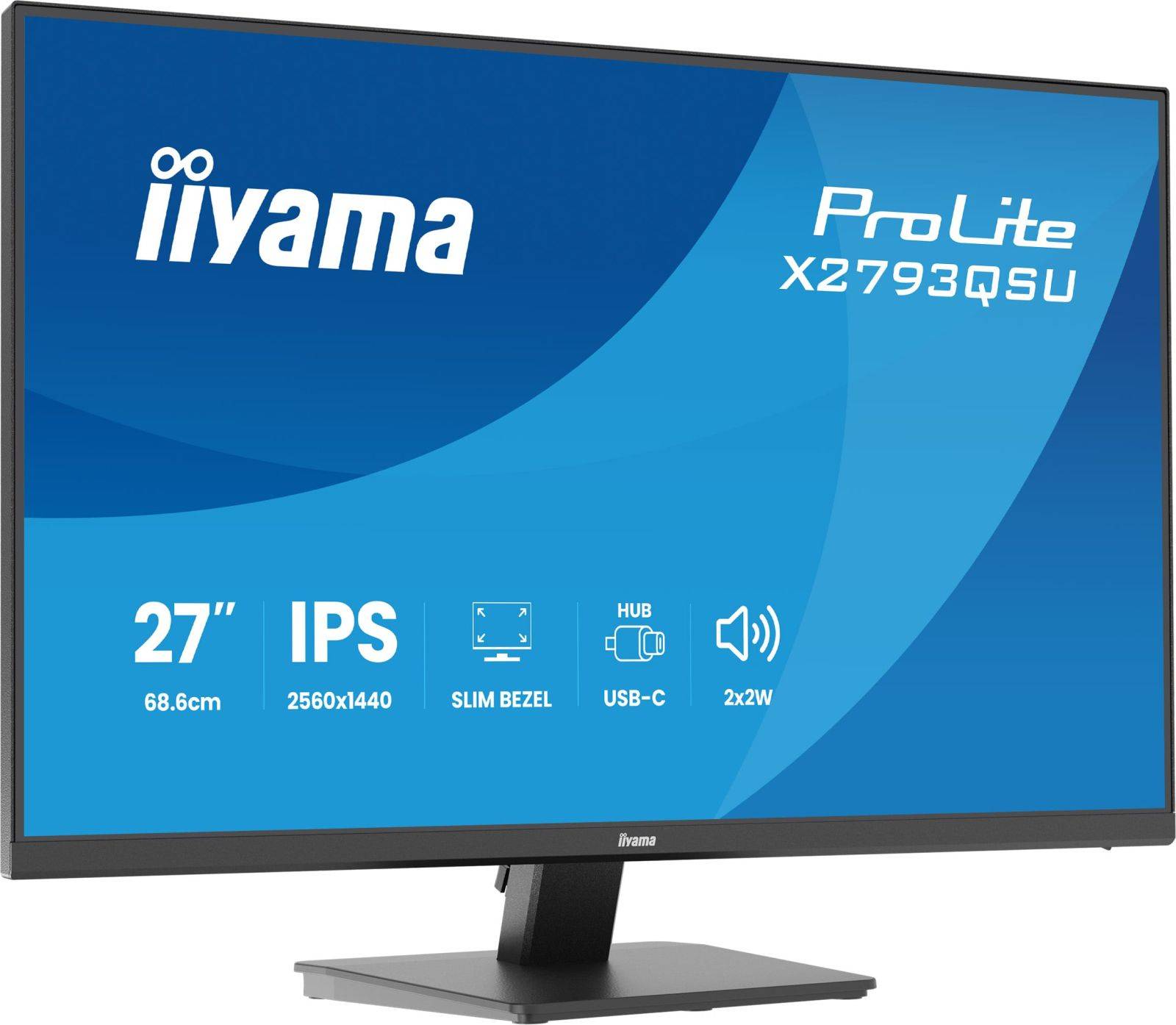 Iiyama ProLite X2793QSU-B1 - LED-Monitor - 68.6 cm (27")2560 x 1440 QHD @ 75 Hz-3