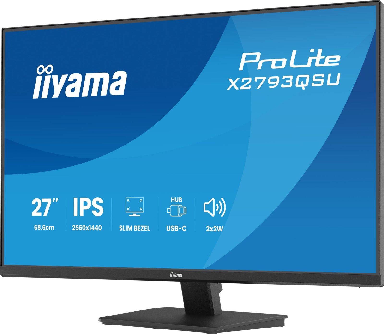 Iiyama ProLite X2793QSU-B1 - LED-Monitor - 68.6 cm (27")2560 x 1440 QHD @ 75 Hz-4