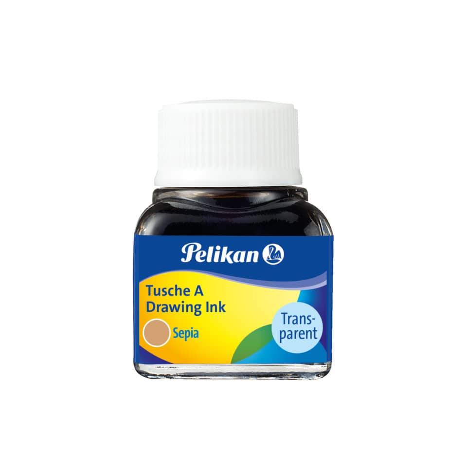 Pelikan Tusche A, Inhalt: 10 ml im Glas, Sepia (15)-2