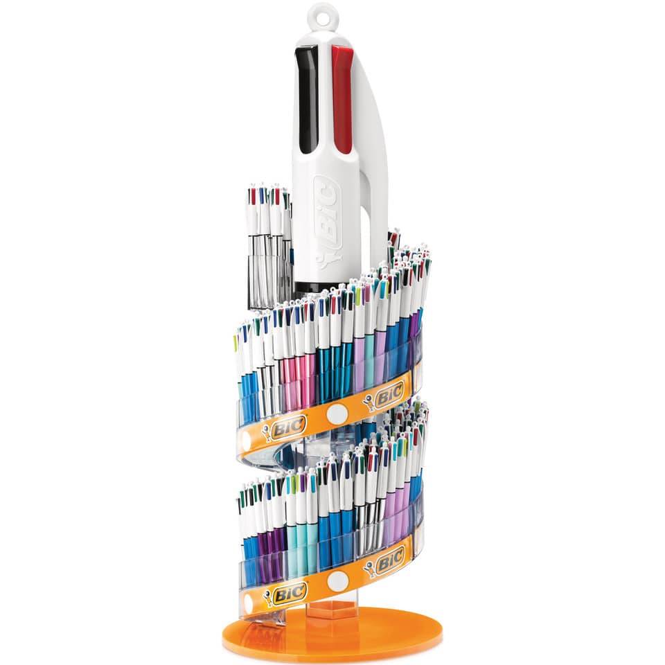 BIC Druckkugelschreiber 4 Colours, 96er Turmdisplay-1