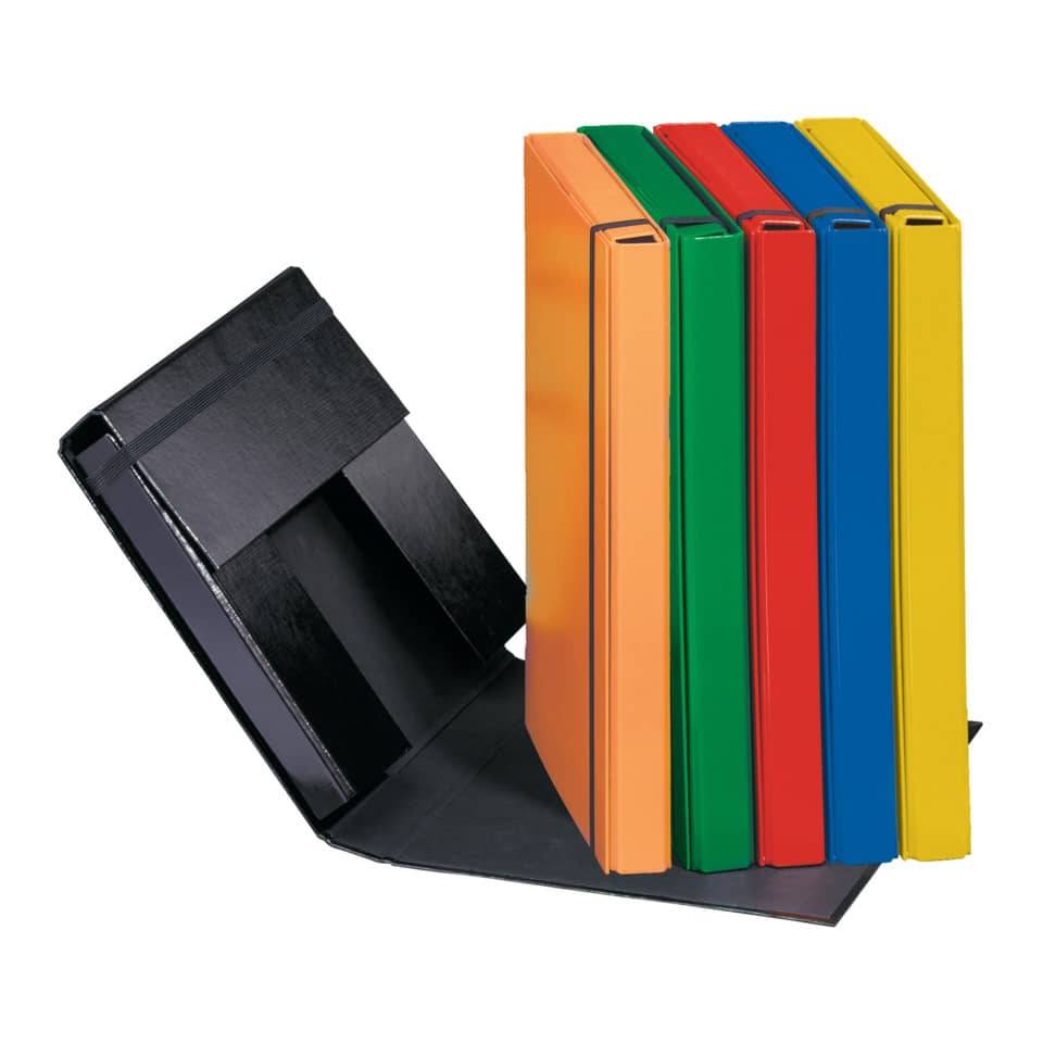 Heftbox A4 Pappe grün-2