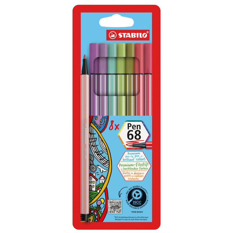 Premium-Filzstift Pen 68 Etui VE= 8 Stifte-2