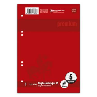 Ringbuch-Einlage A5 50Bl