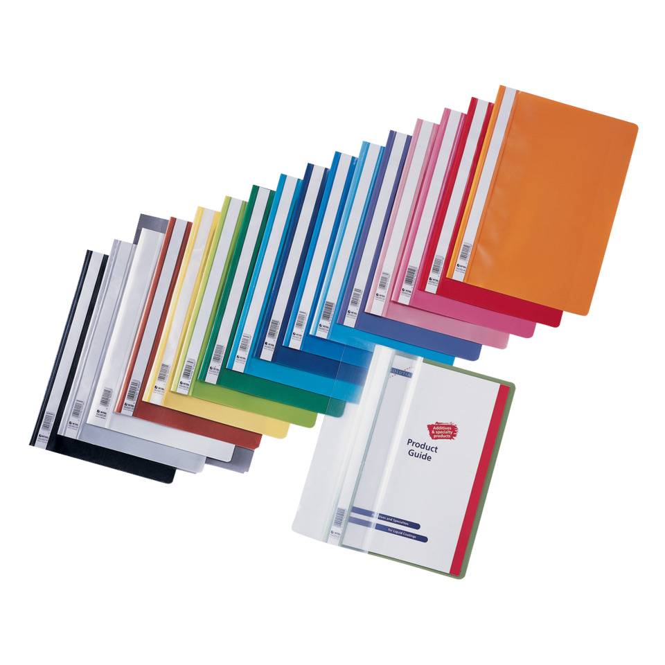 Schnellhefter - A4 250 Blatt PP rot.-2