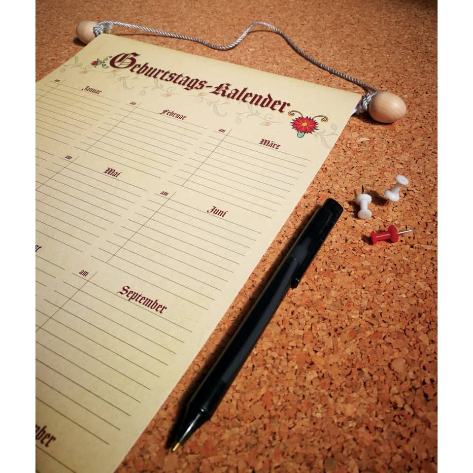 Geburtstags-Kalender Maße (BxH): 230x300mm-4