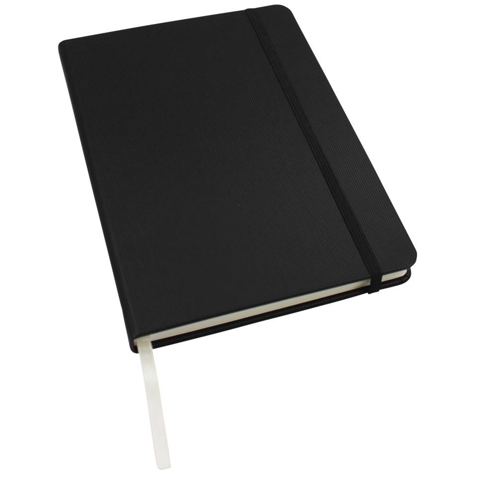 Notizbuch A5 80g/m² 96 Blatt Hardcover kariert.-2