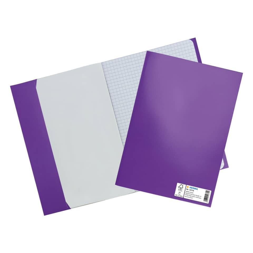 Karton-Heftschoner A5 violett-2