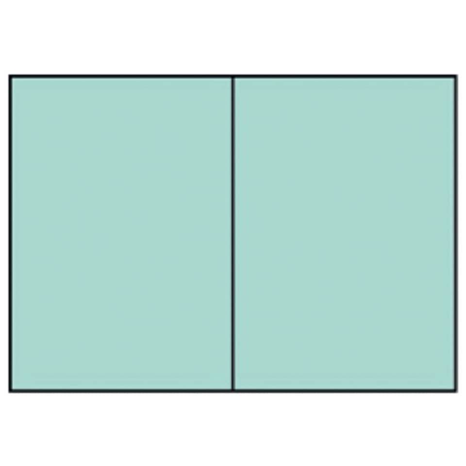 Briefkarte Paperado, B6hd, 220g/m², planliegend, karibik R-0
