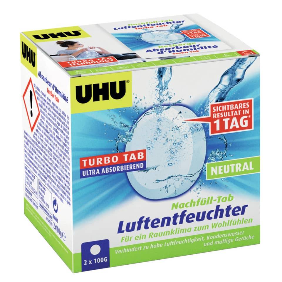 Luftentfeuchter Ambiance Tabs, neutral, 2 x 100 g UHU 50505-0