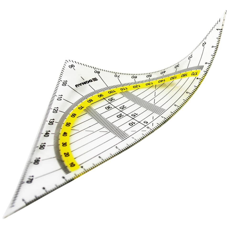 Geometrie-Dreieck Flexi - 16 cm flexibel.-4
