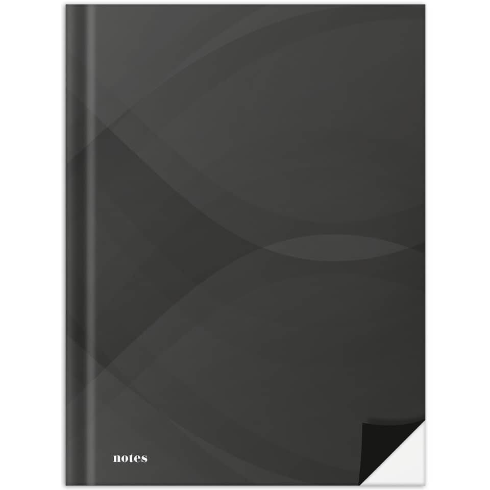 RNK Verlag Notizbuch "notes carbon black", DIN A4, blanko-1