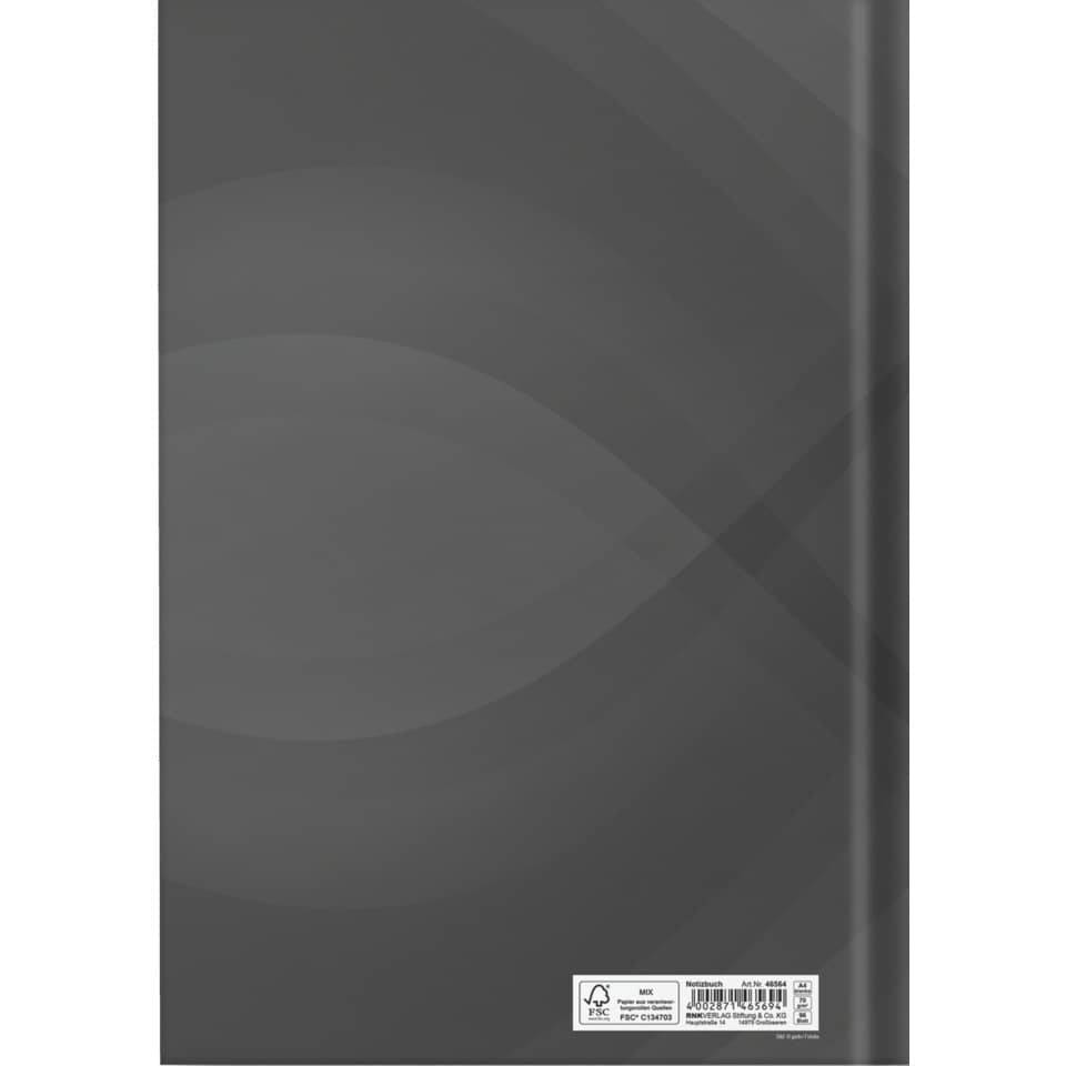 RNK Verlag Notizbuch "notes carbon black", DIN A4, blanko-3