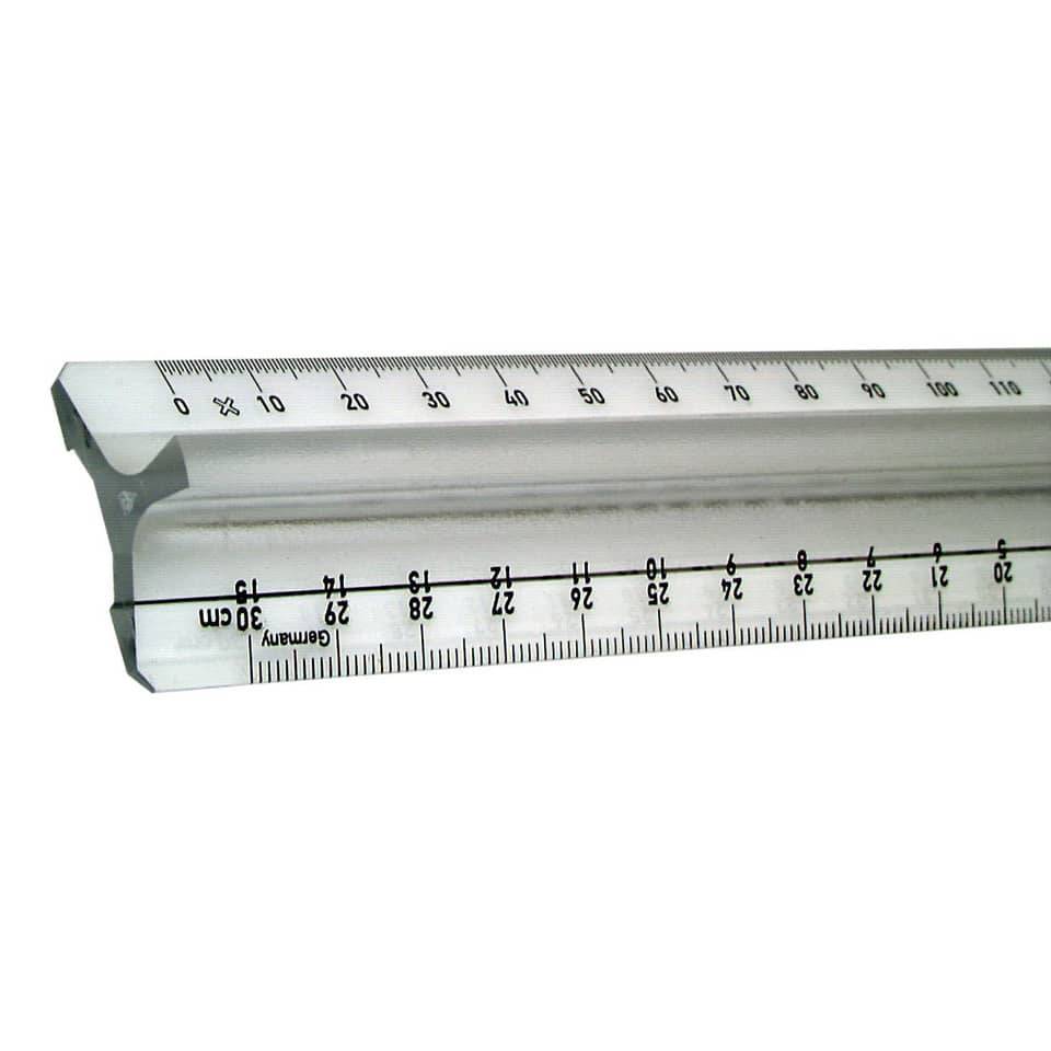 Lineal Plastik mit Griff - 30-2