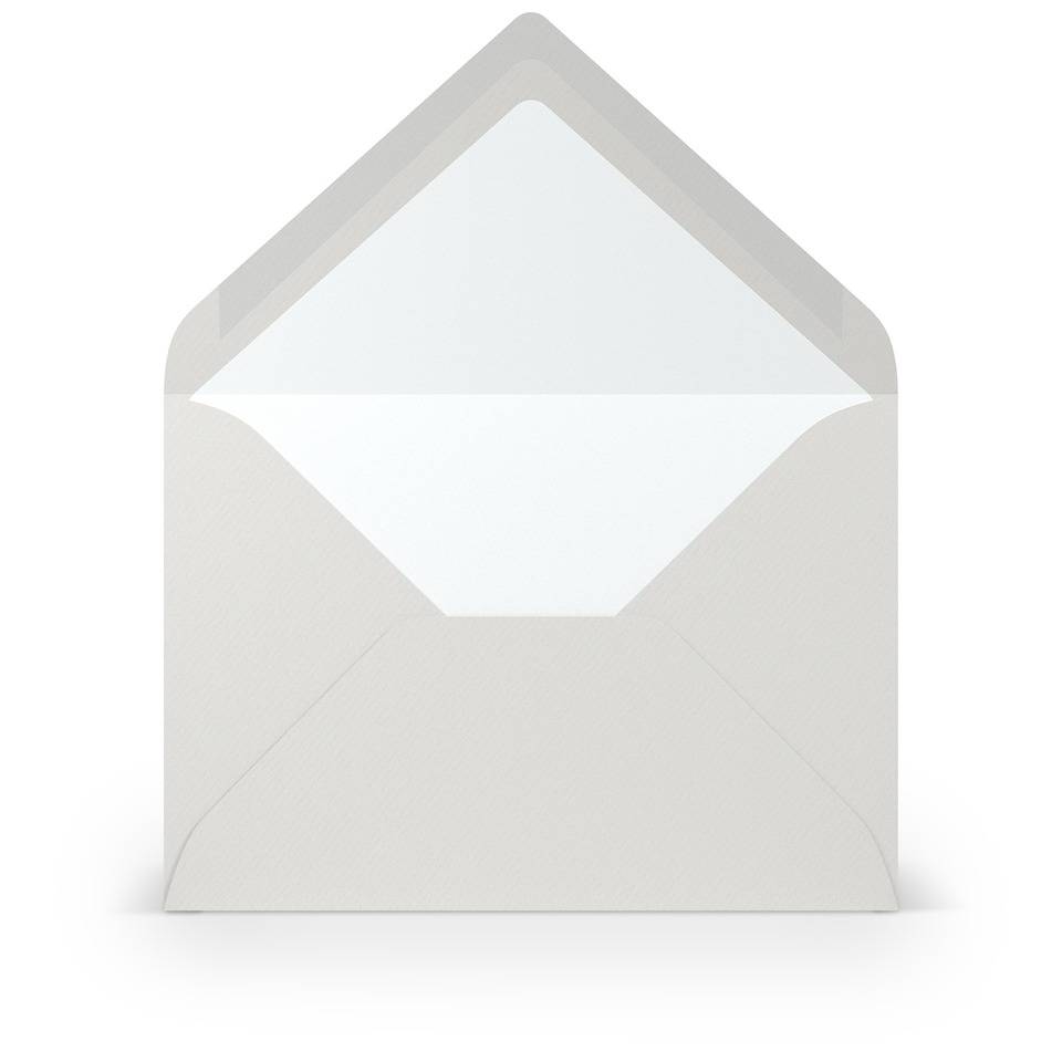 Briefumschlag Paperado B6 100g mit Futter Eisgrau-3