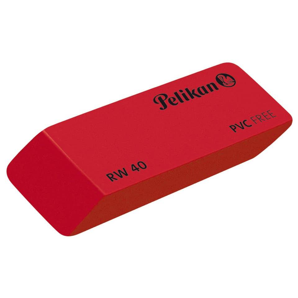 Radierer RW40, rot PELIKAN 300007900-2