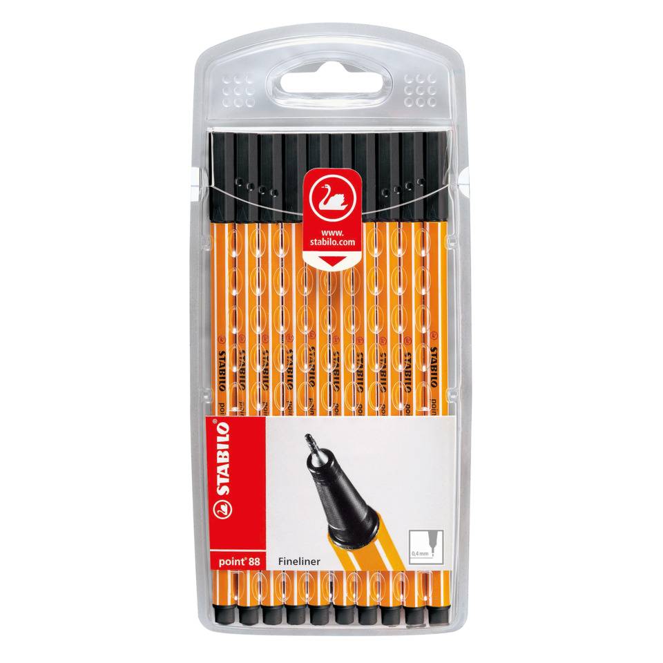 Fineliner - point 88 - 10er Pack --4