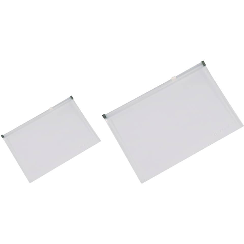 Reißverschlusstasche A5 transparent.-2